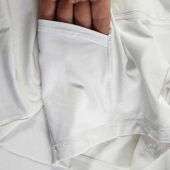 Lululemon Lost In Pace Skort Skirt White Flowy Lightweight Size 10 Regular - Picture 13 of 15